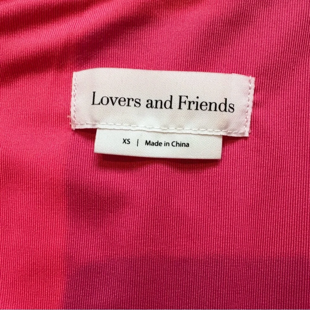 Lovers and Friends Anya Bodysuit - Hot Pink, Sz XS - Picture 14 of 14